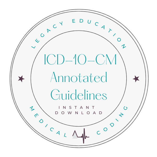 2023 ICD10CM Annotated Guidelines with 2025 updates Legacy Medical
